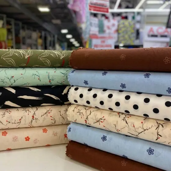 Tecido Viscolinho Estampado por metro  -1m x 1,40m-242g/m²-Tecido super macio ,varias estampas disponíveis