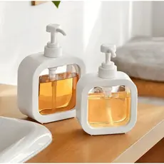 KIT 1 OU 2 Dispenser Para Sabonete Liquido Shampoo 300 ML