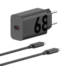 Carregador USB Tipo C 68W Turbo Compatível Moto G14