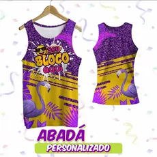 Camisetas Sem Manga Abadás Personalizados Infantil, Adulto e Plus Size