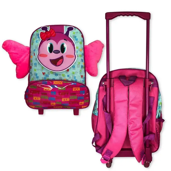 ✨ Mochila Infantil de Rodinhas Escolar Creche – Resistente, Leve, Pequena, Ideal Crianças