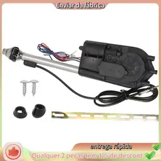 Antena Automática De Energia Elétrica Universal Para Carro SUV AM E FM Rádio Mastro Aéreo 12V