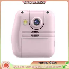 Flip Lente Crianças Impressora Portátil Adesivos De Papel Térmico Mini Impressoras Multi-Função Digital Pequeno SLR