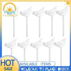 10 Pcs Regador Automático De Flores Em Forma De Vaso Com Gotejador Para Plantas Jardim