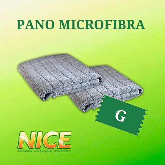 Pano de chão Microfibra QUADRICULADO 50x70cm P| limpeza