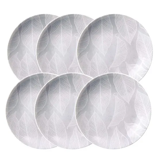 Prato Fundo Porcelana Decorada Arbo 21cm 6 Unidades - Tramontina 96580/072