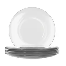 Prato Raso Vidro Duralex 22,6cm Astral 12 Unidades - Nadir 0002