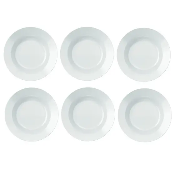 Pratos Fundos Duralex Opaline Menu 23cm 6 Unidades - Nadir 5843