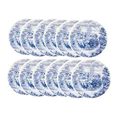 Prato de Sobremesa Cerâmica 18cm Donna Cena Inglesa 12 Unidades – Biona