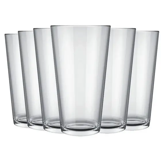 Jogo de Copos de Vidro SM Cairo 350ml 6 Unidade - Nadir 2644