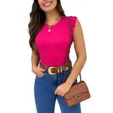 Blusa Canelada Babado