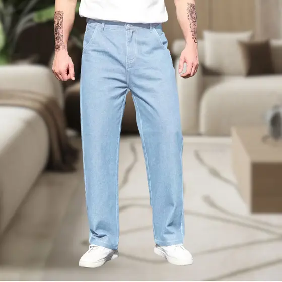 Kit 3 Calça jeans balão Masculina Baggy com Caimento Confortável e Moderno Venda Direta da Fábrica