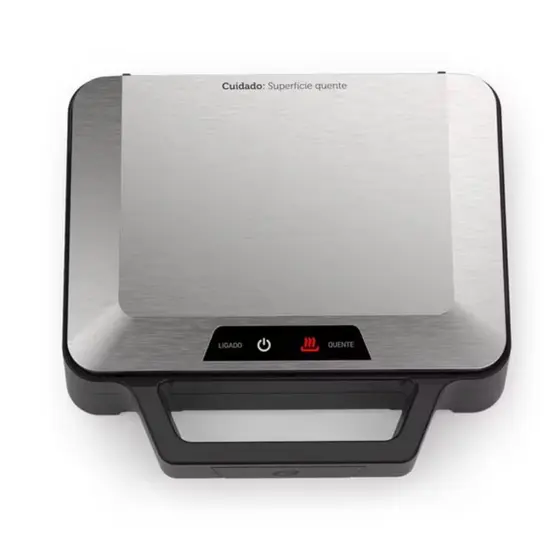 Sanduicheira Grill Oster Inox Multiuso 1000w Osan500 - 127v