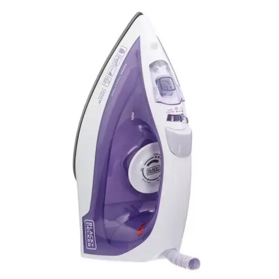 Ferro Passar Roupa A Vapor E Seco 127V 220V Roxo FX1000 Black Decker