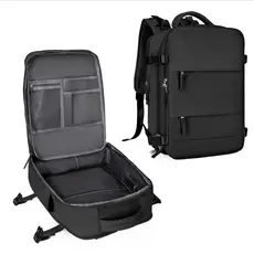 Mochila de viagem grande para mulheres e homens, mochila de mão, mochila de notebook, impermeável