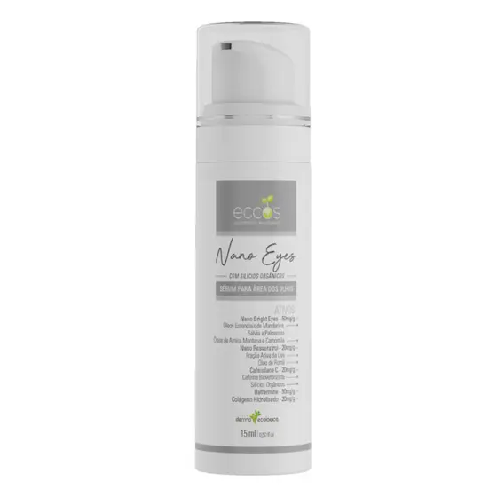 Sérum para Área dos Olhos Nano Eyes 15ml Eccos Redução de Olheiras e Bolsas
