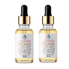 Kit com 2 Yoni Óleo Íntimo Natural: Hidratação e Frescor em Dose Dupla