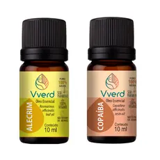 Kit 2 Óleos essenciais Alecrim e Copaíba 10 ML - Vverd