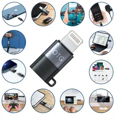 Adaptador Conversor USB C Tipo C Fêmea Lightning iPhone OTG Dados Carregamento Rápido iPad 14 13 12 11 Pro Max Mini