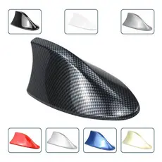 Antena Tubarão Shark Automotiva Teto Universal Funcional Rádio AM FM Carro Esportiva Barbatana Recepção Sinal Tuning Top