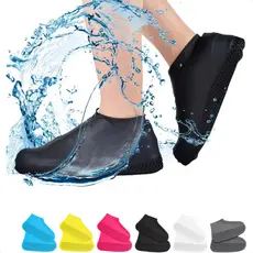 Capa Chuva Sapato Tênis Silicone Impermeável Antiderrapante Galocha Motoqueiro Motoboy Protetor Reutilizável Unissex