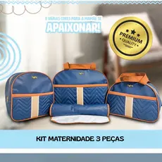 Kit Bolsa Saída Maternidade Bebê Com Mochila Menina/menino Multifuncional Impermeável