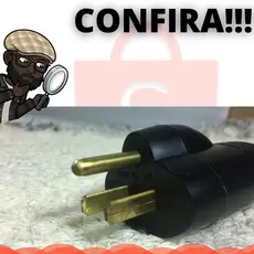 Adaptador De Tomada Converssor De Antigo P/ Novo 20amperes