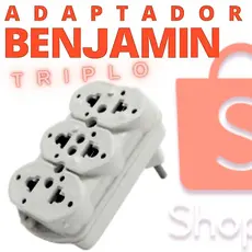 Adaptador de Tomada Elétrica BENJAMIN Triplo Multiuso