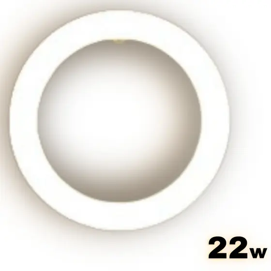Lâmpada Fluorescente Circular 22w Branco quente Para Lupa de Podologia e Luminária