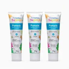 Kit 3 Pomadas Preventivas para Assaduras 45g Turminha da Bagunça Pomada Bebê