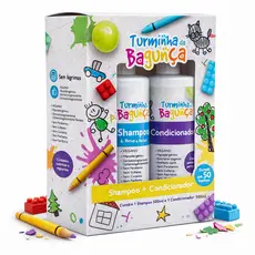 Kit Infantil Shampoo e Condicionador Turminha da Bagunça 500ml
