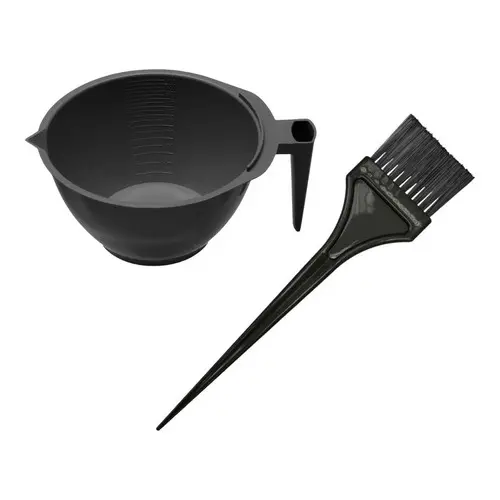 Kit Tintura Coloração Para Cabelo Com Pote + Pincel