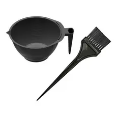 Kit Tintura Coloração Para Cabelo Com Pote + Pincel