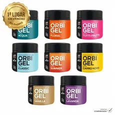 Aromatizante Odorizador Cheirinho De Carro Gel 55g Orbi Quimica