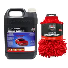 SHAMPOO AUTOMOTIVO COM CERA GITANES 500ML OU 5 LITROS BRILHO E LIMPEZA