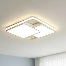 Luminária de sobrepor LED Lustre de teto Quadrado moderno plaflon 3 temperaturas BIVOLT