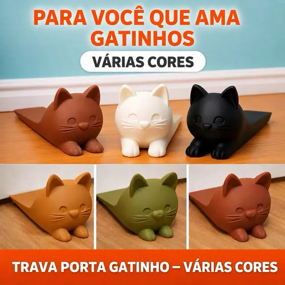 Trava porta aparador de porta batente de porta peso de porta em formato de gatinho