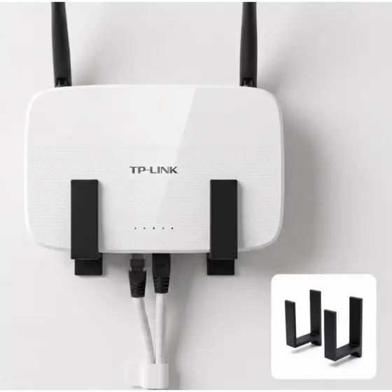 Suporte Roteador Parede Sem Furo Fita 3M Organizador WiFi Universal