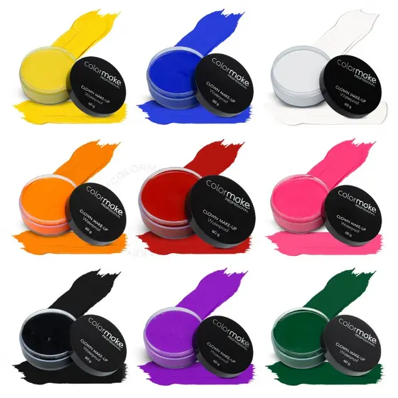 Clown Cremoso Makeup 60g Maquiagem Artística -  Colormake