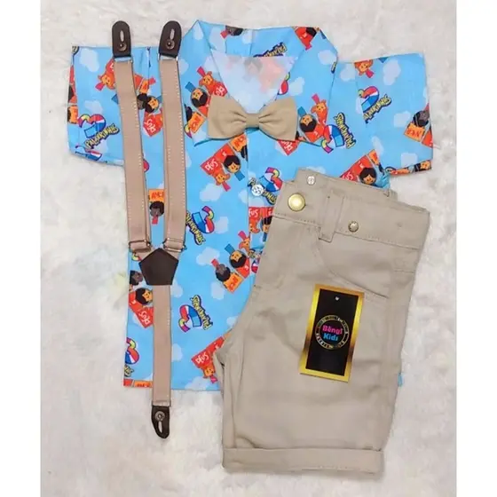 CONJUNTO INFANTIL 3 PALAVRINHAS TEMÁTICO