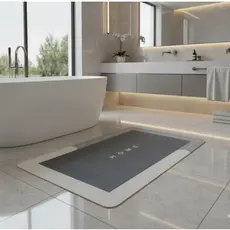 Tapete Espessura 3mm Magico absorvente de água,40*60 CM Antiderrapante absorvente de óleo e de secagem rápida TOMO