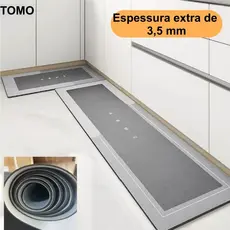 Tapete antiderrapante de lama diatomácea espessa e absorvente de água para cozinha e banheiro TOMO