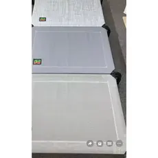 Tela de Reposição para Cama de Cachorro e Gato - Cinza, Resistente e Lavável Medio