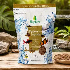 Ração Poytara Peixes De Fundo 1Kg Linha Premium Para Peixes Excelente Para Dia A Dia Super Oferta Fg