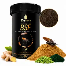 Poytara Bsf Black Soldier Fly Flakes 30g Ração Proteína Ração Peixe Betta Kinguio Guppy Neon Poytara