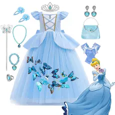 Cinderela Belle Traje Para Meninas Halloween Disfarce Cosplay Rapunzel Vestido De Princesa Bebê Natal Festa De Aniversário Crianças Roupas
