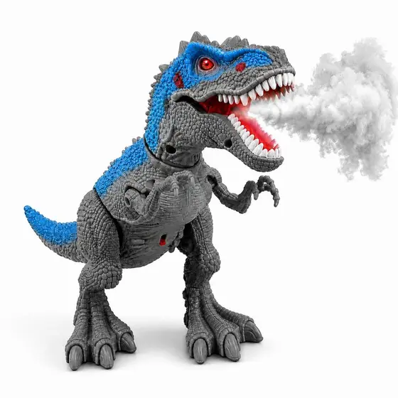Dinossauro Rex de Brinquedo Solta Fumaça e Anda Realista Tiranossauro