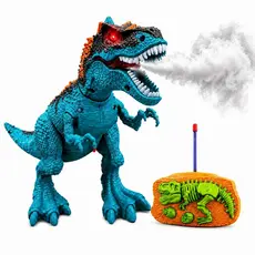 Brinquedo Dinossauro Controle Remoto Anda Solta Fumaça Tiranossauro Rex