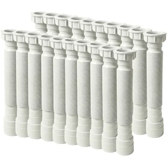 Kit 20un Sifão Para Pia De Cozinha Banheiro Tanque Sanfonado