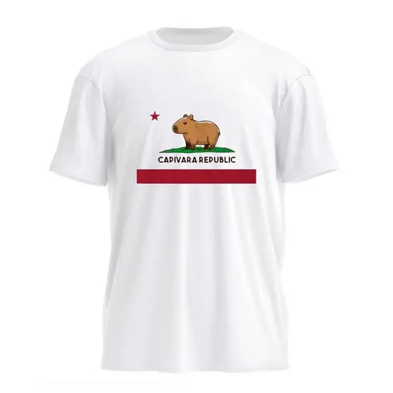 Camiseta Capivara Camiseta Geek República Camiseta Cap Repub